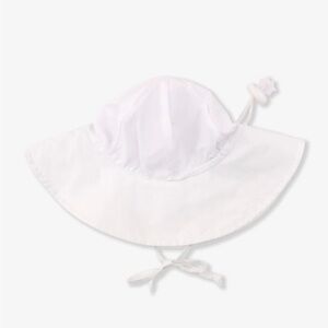 Ruffle Butts White Sun Hat 2T-4T